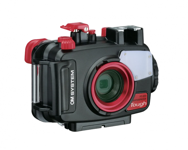 OM System PT-059 underwater housing for TG-7 camera used by Underwater Parker