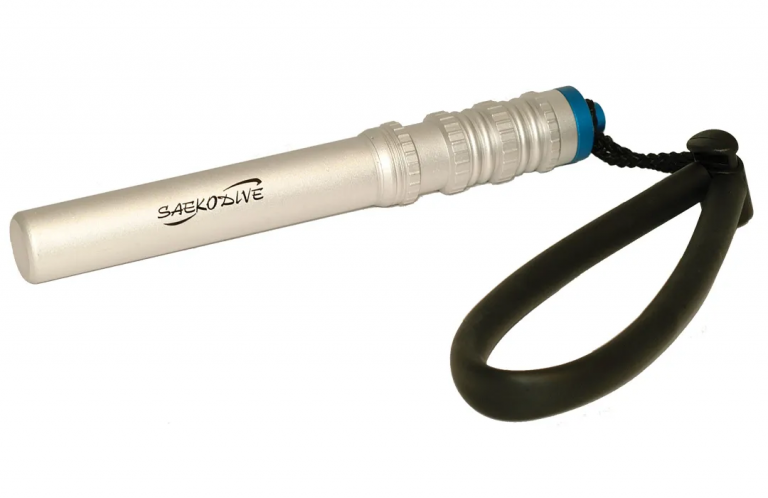 Saekodive Magnetic Scuba Rattle used by Underwater Parker for dive communication