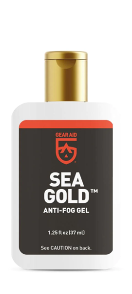 Sea Gold mask defog solution used by Underwater Parker for diving